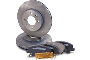 HOMRY BESTPRICE BESTPRICE Kit freni asse anteriore incl. dischi freno Ø 256 mm ventilati + pastiglie freno anteriori Compatibile con HYUNDAI ACCENT (RB) (HC), i20 (IB, GB) SOLARIS (HCR), KIA RIO