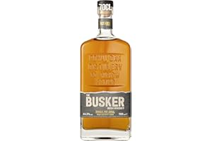 The Busker - Single Pot Still Irish Whiskey | 70cl | 44.3% vol | Rich Spiceness with Peppery Notes and Hints of Vanilla & Toffee Fudge | Gluten Free | Made at Royal Oak Distillery | Enjoy Neat