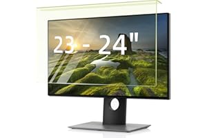 HaruYo 23-24 Zoll Hängende Anti Blaulichtfilter Displayschutzfolie für 23/23,6/23,8/24" Monitor, Anti Blue Screen Protector Anti UV/Blendschutz, Acryl Anti-Blaulicht Displayschutz (547 * 320mm)