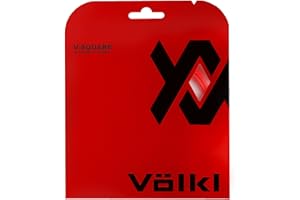 Volkl Juego de cuerdas de tenis cuadradas en V