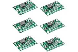 KSYWYDU Lot de 6 MP1584EN Ultra Petit DC-DC, Mini 360 Buck Converter Abaisseur de Tension Entrée 5V-15V Sortie Réglable 1.25V 1.5V 1.8V 2.5V 3.3V 5V Module Alimentation 3A Haute Efficacité DIY pour Arduino