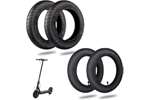 ANSENI Pack Cámara de Aire y Cubiertas Wanda 10 Pulgadas,Reemplazo para Patinete Electrico,Neumáticos de Repuestos, Actualización de la Rueda Cecotec Serie A,Xiaomi M365 8,5" a 10"