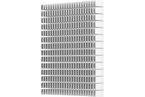 ‎LES-THERESA Kühlkörper Heatsink Kühlrippen 150x120x20mm Aluminium Kühlkörper Kühler Kühler mit wärmeleitendem Klebeband Kühlrippe für Kühler Elektronik CPU Led(Weiß)