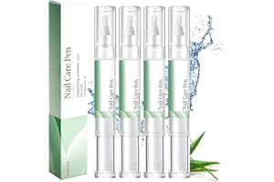 CHALLEY-YOKI 4 Stück Nail Pen, mit Teebaumöl Vitamin E für Fördern Sie das Nagelwachstum
