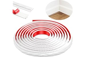 ZTVOWTO 300cm Peel and Stick Molduras Decorativas para Techo, 3D Cenefa Adhesiva Para Pared para Marcos de Espejos, Muebles, Marcos de Puertas, Techos, Decoración del Hogar(Blanco)