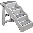 Amazon Basics Foldable Steps for Dogs and Cats, Grey