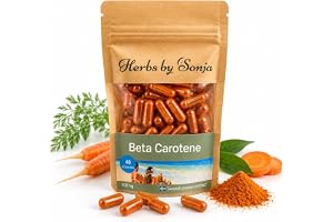 Betakaroten 100mg, 60 Kapslar, Högkoncentrerat Sunglow-Komplex Vegan