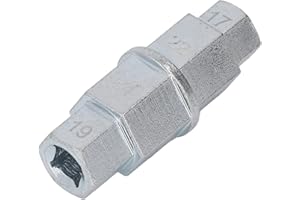 SEAFRONT Sechskant-Achsenwerkzeug, Vorderrad-Spindel-Entfernungsschlüssel, 17, 19, 22, 24 Mm, für Motorrad-Vorderachsräder (Silber)