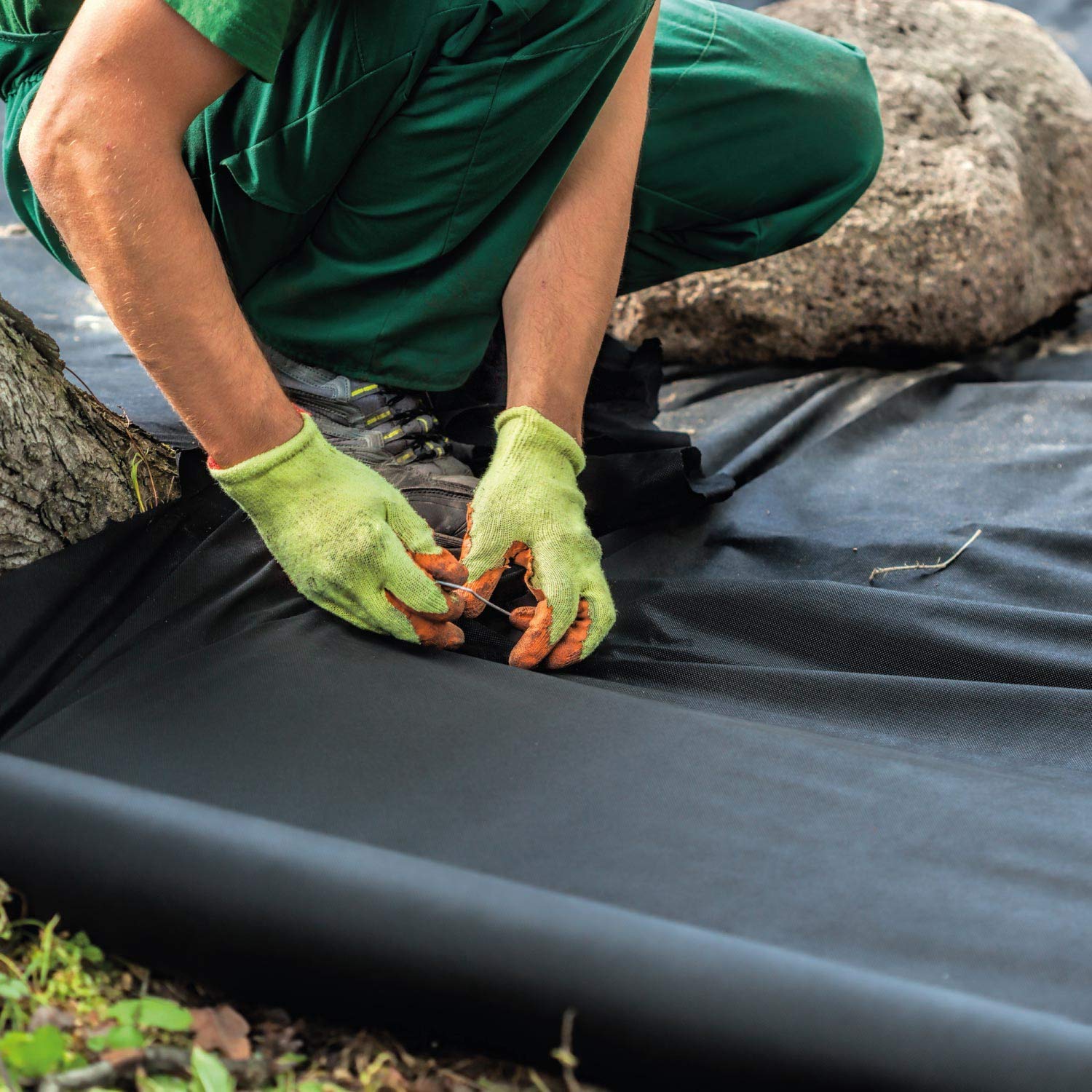 Xabian Anti Unkrautvlies 150g/m² Gartenvlies 25m² - 50m² - 75m² schwarz – Bild 7