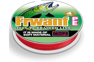 Frwanf Braided Fishing Line Color Never Fade 100M-2000M 6-300LB Super Strong PE Fishing Line Abrasion Resistant Fishing Wire Zero Stretch