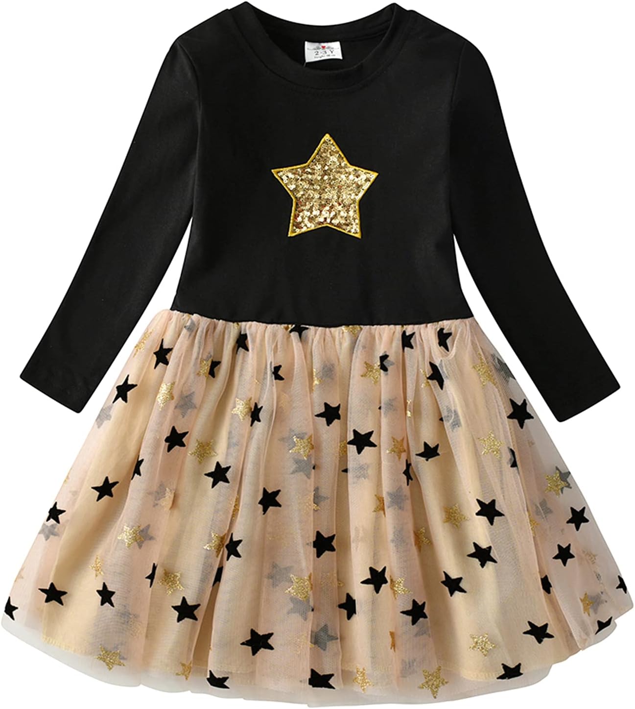 VIKITA Kid Girls Dresses Princess Animal Cartoon Tulle Party Casual Outfits Clothing 1-8 Years