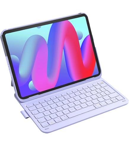 Inateck Bluetooth Tastaturen Hülle iPad Air 7/6/5/4 11 Zoll M3 10,9 Zoll Pro eBa