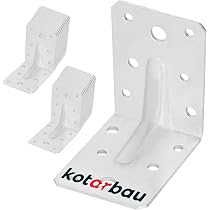 Set 16 Staffe A L Regolabili In Acciaio Zincato 49x49 Mm – Per Mobili E Scaffali Fai-da-Te