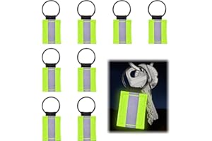 Lonimia Ciondolo riflettente, riflettore per bambini, portachiavi riflettente, zaino per la scuola, jogging