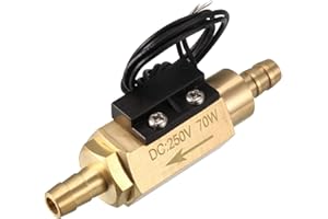 UXCELL Sourcingmap 8mm Hall Effect Liquid Water Flow Sensor Switch Flow Counter Meter 1.2-12L/min SEN-CL08C