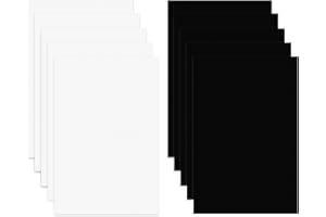 CANIPHA 10Pcs yeux en plastique PVC de 0,5 mm pour fursuit, feuille de maille blanche et noire, imperméable, imprimable, vierge, pour fabrication artisanale, masque, accessoires de cosplay, fursuit