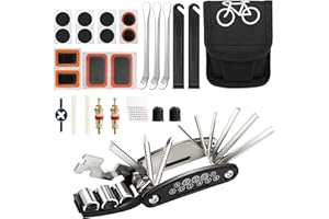 Horuili® Kit de Herramientas para Bicicleta, Juego de ReparacióN, Multiherramienta, para Bicicleta Carretera/Montaña, Acero inoxidable