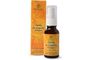 Propolis halsspray- 20 ml - BIO. Bidrar till halsens välbefinnande. Komponenter: propolis, honung, rosmarin, eukalyptus och citron =frisk mun och andedräkt. Glutenfri.