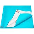 BeyBee Instadry Anti-Piling Fleece Extra Absorbent Quick Dry Sheet for New Born Babies, Bed Protector Mattress, Reusable Waterproof Baby Cot Sheet for Toddler Infant, X-Large Size 200x140cm, Sea Blue