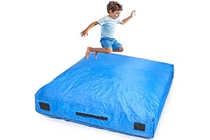 ODOXIA Alfombra Sensorial Crash Pad para Niños | Grande 152 x 152 cm o 122 x 91 cm | Colchoneta para Autismo | Tapete de Espuma para Saltar y Jugar | Crash Mat para Niños | Gimnasia Escalada y Bouldering