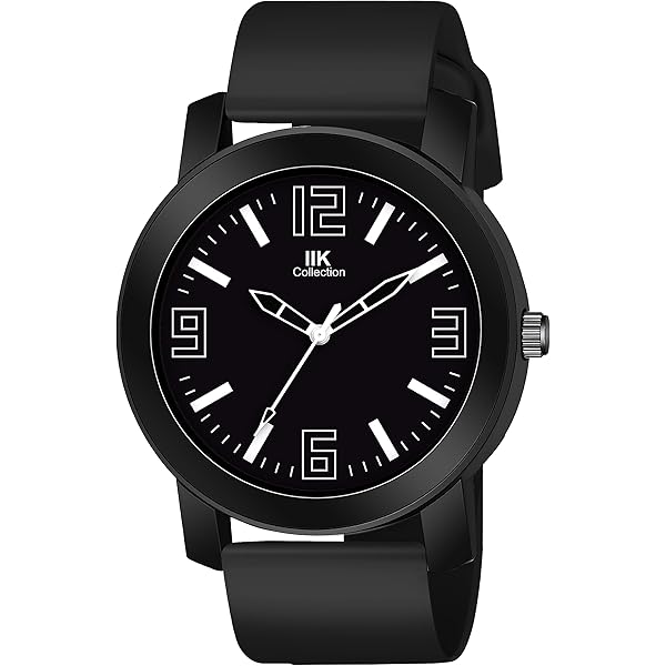 IIK COLLECTION Watches for Men Round Numerical Dial Analogue