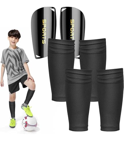 Protège-Tibias de Football pour Enfants,Manches antidérapantes,Protection légère et Respirante,Les Jeunes footballeurs de 5 à 12 Ans Protège-Tibias de Football pour Enfants,Manches antidérapantes,Protection légère et Respirante,Les Jeunes footballeurs de 5 à 12 Ans