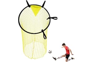 LPMXYW Foldable Football Goal Net - Top Bins Target Practice Nets