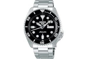 SEIKO 5 Sports automatyczny zegarek, czarny, bransoletka, czarny, bransoletka, czarny, 42 mm, bransoletka