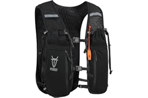 UTOBEST Running Vest, 10L Running Backpacks for Men & Women, Upgrade Lightweight Adjustable Hydration Pack for Marathon, Running, Hiking