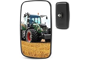 NWPANGU Forklift Rearview Mirror, Square HD Wide-Angle Rearview Mirror Rear View Mirror Auxiliary Convex Mirror for Truck Trailer Forklift RV, 23.5CMx13.5CM, 1PCS