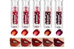 SKYNEST Lip Tint Stain Set, Vivid Color Lip Stain with Moisturizing Weightless & Non-sticky Finish Lip Stain Smudge-proof & Lightweight Lip Makeup