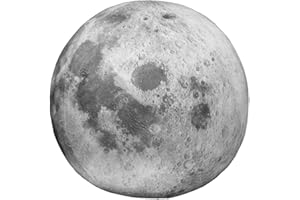 HUNYA Oreiller en Peluche Lune et Planète Terre Bleue 10 Pouces, Jouet Éducatif du Système Solaire Spatial, Apprentissage de La Science, Peluche Soleil