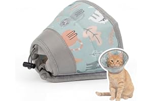 1 st mjuk kattkottar för att sluta slicka, cKatt-konkrage, justerbara kattåterhämtningskragar och kottar katt mjuk kon för ka