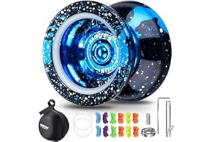 MAGICYOYO N11 Dual Function Yoyo for Kids Beginner and Advanced, Professional Unresponsive Yoyo with Replacement Responsive Yoyo Bearing + 12 Yoyo Strings + Axle + Bearing Removal Tool + Yo Yo Bag
