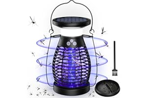BUBBACARE Lampada Antizanzare Elettrica, UV Anti Zanzare Lampada Antizanzare USB Ricaricabile Lampada Assassina di Zanzare Non Tossico ed Ecologico Antizanzare con luce notturna per Giardino Interno Esterno