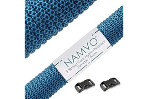 Namvo 550 Paracord Mil Spec Type III 9 Inner Strands Nylon Parachute Cord Strong Breaking Strength 100 Feet