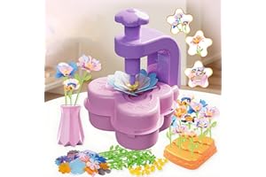 IZDUDO Giocattolo Fiori per Bambini, Kit Creativo Bouquet in Tessuto Fai da Te, Crea Il Tuo Bouquets di Fiori, Il Laboratorio dei Flower Ideale per Bambina 3 4 5 6 7 8 9 10 Anni#3