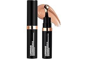 Erinde Correttore Occhi Liquido, Correttore Occhiaie, Illumina Il Contorno Occhi, Effetto Anti-Età, Copertura Elevata, Adatto A Pelle Olivastra O Abbronzata, 10ml, #03 Naturale