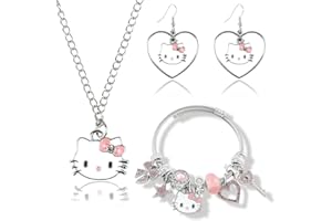 Ainvliya Bracelets for Womens Girls, Cute Bracelet Cartoon Simple Jewellery for Ladies Teenage Girls Bracelets Perfect for Birthday Valentine's Day Christmas Mother's Day Gift