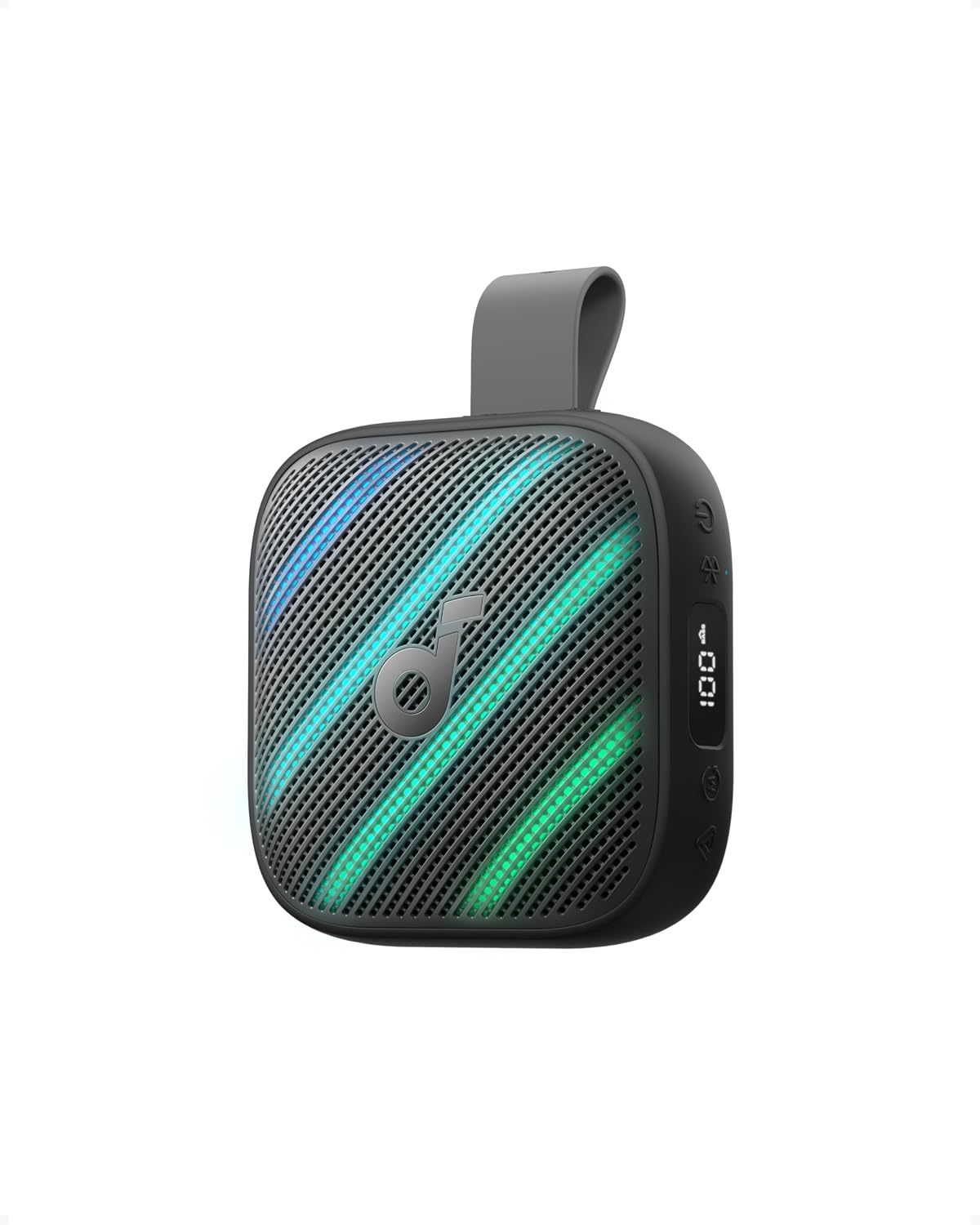 soundcore Boom Go 3i Portable Bluetooth Speaker by Anker, 24H Playtime, 15W Punchy Sound, Emergency Charging, Powerful BassUp 2.0, Bluetooth 6.0, IP68 Waterproof for Hiking/Cycling/Camping (Black)