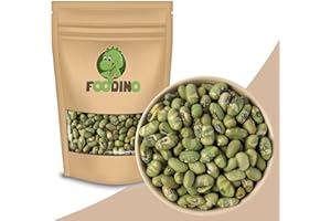 ‎FOODINO Edamame Bohnen Sojabohnen 1kg - 5kg knackige Sojabohnen getrocknet geröstet leicht gesalzen glutenfrei vegan leckerer Snack ohne Fett geröstet wiederverschließbar Premium Qualität FOODINO (1kg)