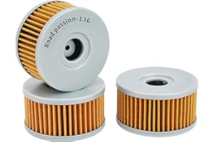 Road Passion Filtre à l'huile pour SUZUKI DR350 1990-2000 DR350 OFF ROAD 1990-1998 (3 pièces)
