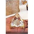 eshoppee vastu/feng Shui/Reiki/Crystal vastu Pyramid with Stand Pyramid for Positive Energy and Vastu Correction.Good Luck & Prosperity