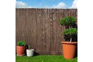TULIPY Premium Willow Fencing Screening Rolls | 11 Sizes | W3-5m x H0.9-2m (W3m x H1.8m)
