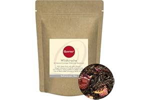 ‎QUERTEE Quertee - Schwarzer Tee "Wildkirsche" - Mit fruchtigem Wildkirsche Geschmack (250 g)