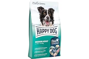 Happy Dog 60756M - fit & vital Medium Adult M - Dry Dog Food for Medium Dogs - 12 kg Capacity