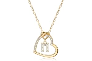 TINGN Heart Initial Necklaces for Girls Women, Dainty Letter Necklace for Teen Girls Heart Necklace Gold Necklaces for Women Trendy Gifts for Women Girls Jewelry for Teen Girls Gifts