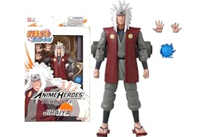 Bandai - Anime Heroes - Naruto Shippuden - Figurine articulée 17 cm - Jiraya - 36965, Jiraiya