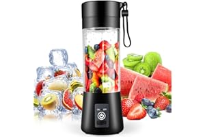 NEAT-O Portable Blende for Shakes and Smoothies,6 Blades Juicer Cup for USB Rechargeable,Personal Blender with One Touche Operation,Blender Shake Smoothie for Kitchen,Travel and Sport
