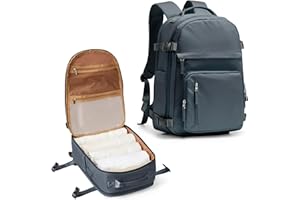 UPPACK Sac à Dos Voyage Cabine Avion Bagage à Main Valise Cabine Ryanair Cabine 40x20x25 Sac à Dos Travail Homme Femme Sac-Avion Avec Compartiment Chaussures De Grand Capacité